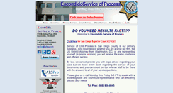 Desktop Screenshot of escondidoserviceofprocess.com